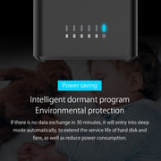 ORICO DS500C3 3.5 inch 5 Bay Magnetic-type USB-C / Type-C Hard Drive Enclosure with Blue LED Indicator
