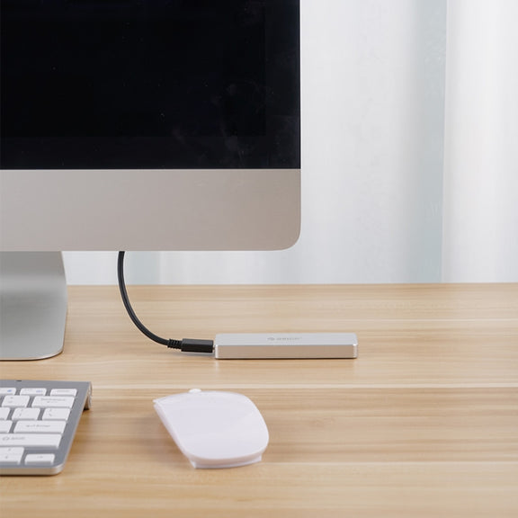 ORICO PCM2-C3 M.2 M-Key to USB 3.1 Gen2 USB-C / Type-C Push-top Solid State Drive Enclosure, The Maximum Support Capacity: 2TB(Grey)