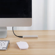 ORICO PCM2-C3 M.2 M-Key to USB 3.1 Gen2 USB-C / Type-C Push-top Solid State Drive Enclosure, The Maximum Support Capacity: 2TB(Silver)