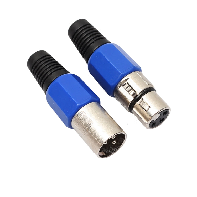 10 Pairs Metal Female Male XLR 3 Pin Jack Socket Plug Audio Connector - Microphone Audio Cable & Connector by PMC TechLife | Online Shopping South Africa | PMC TechLife | Buy Now Pay Later Mobicred