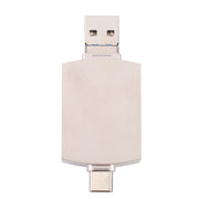 8 In 1 Type-C / USB-C + 8 Pin + Dual USB + SD + TF + Micro Card + OTG Multi-function Adapter