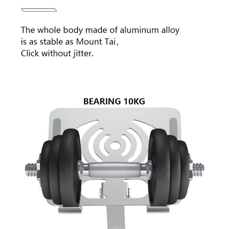 L-14 Aluminum Alloy Foldable Rotating Laptop/Tablet Stand(Grey)