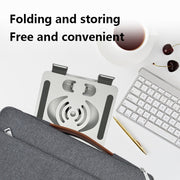 L-13 Aluminum Alloy Foldable Rotating Laptop/Tablet Stand (Grey)