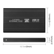 Richwell SATA R2-SATA-1TGB 1TB 2.5 inch USB3.0 Super Speed Interface Mobile Hard Disk Drive(Black)