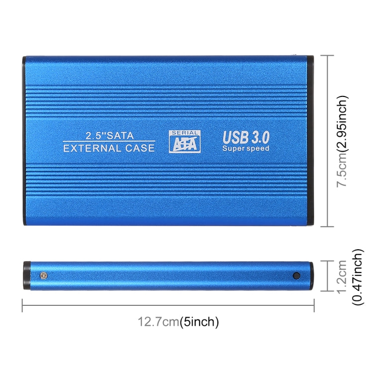 Richwell SATA R2-SATA-160GB 160GB 2.5 inch USB3.0 Super Speed Interface Mobile Hard Disk Drive(Blue) - free shipping - PMC Jewellery - Order now!
