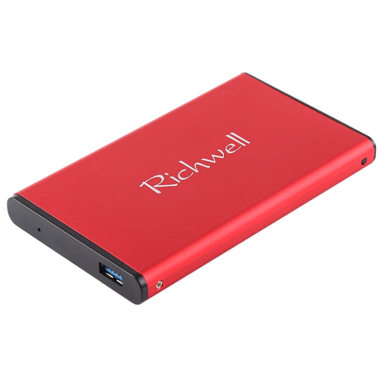Richwell SATA R2-SATA-250GB 250GB 2.5 inch USB3.0 Super Speed Interface Mobile Hard Disk Drive(Red) - free shipping - PMC Jewellery - Order now!
