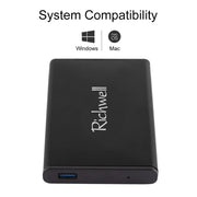 Richwell SATA R2-SATA-320GB 320GB 2.5 inch USB3.0 Super Speed Interface Mobile Hard Disk Drive(Black)