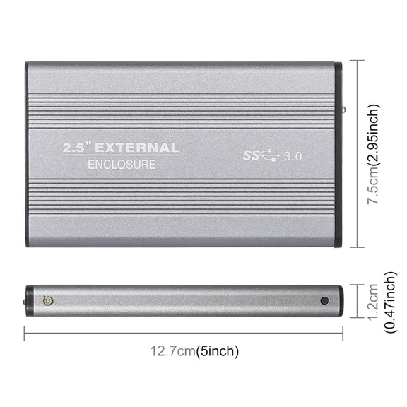 Richwell SATA R2-SATA-320GB 320GB 2.5 inch USB3.0 Super Speed Interface Mobile Hard Disk Drive(Grey)