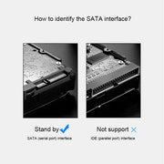 SEATAY HD213 Tool Free Screwless SATA 2.5 inch USB 3.0 Interface HDD Enclosure, The Maximum Support Capacity: 2TB(Blue)