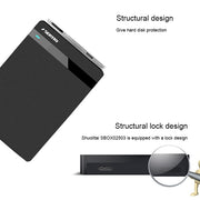 SEATAY HD213 Tool Free Screwless SATA 2.5 inch USB 3.0 Interface HDD Enclosure, The Maximum Support Capacity: 2TB(White)