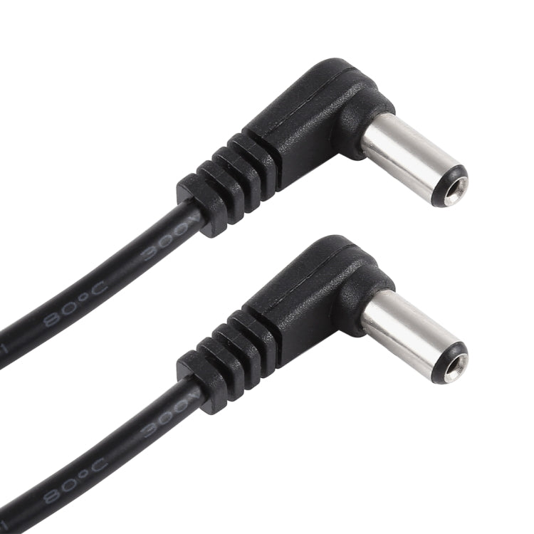 30cm 5A 5.5 x 2.1mm Male to Male Elbow DC Power Supply Plug Cable, DC 12-24V - Universal Power Adapter by PMC Jewellery | Online Shopping South Africa | PMC Jewellery | Buy Now Pay Later Mobicred