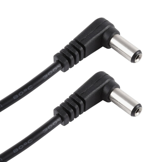 30cm 5A 5.5 x 2.1mm Male to Male Elbow DC Power Supply Plug Cable, DC 12-24V - Universal Power Adapter by PMC Jewellery | Online Shopping South Africa | PMC Jewellery | Buy Now Pay Later Mobicred
