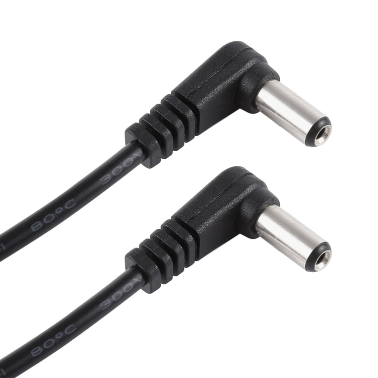 30cm 5A 5.5 x 2.1mm Male to Male Elbow DC Power Supply Plug Cable, DC 12-24V - Universal Power Adapter by PMC Jewellery | Online Shopping South Africa | PMC Jewellery | Buy Now Pay Later Mobicred