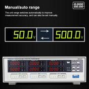 DCUU PM9830 500V 40A Three Phase Digital AC Voltage Current Power Factor & Power Meter (US Plug)