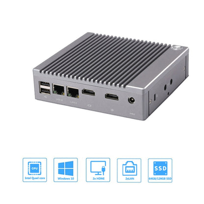 K660S Windows and Linux System Mini PC, Intel Celeron Processor N2840 Quad-Core 1.83- 2.25GHz, 4GB RAM + 64GB SSD - Windows Mini PCs by PMC Jewellery | Online Shopping South Africa | PMC Jewellery | Buy Now Pay Later Mobicred