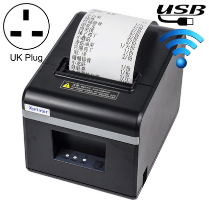 Xprinter N160II USB+WIFI Interface 80mm 160mm/s Automatic Thermal Receipt Printer, UK Plug - free shipping - PMC Jewellery - Order now!