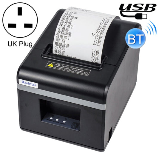 Xprinter N160II USB+Bluetooth Interface 80mm 160mm/s Automatic Thermal Receipt Printer, UK Plug - free shipping - PMC Jewellery - Order now!