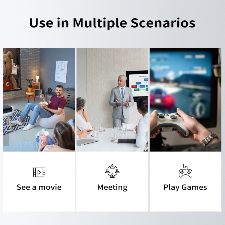 3 Port HDMI 8K Switcher Selector Box with Pigtail Cable (Black) - Switch by PMC TechLife | Online Shopping South Africa | PMC TechLife