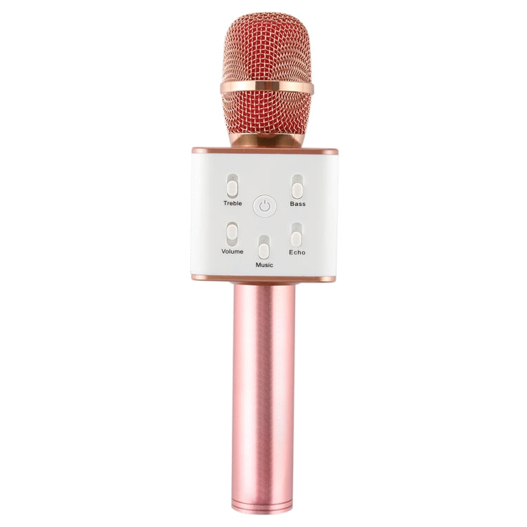 SDRD SD-08 Double Speakers High Sound Quality Handheld KTV Karaoke Recording Bluetooth Wireless Condenser Microphone(Rose Gold) - free shipping - PMC TechLife - Order now!