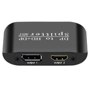 NK-W60 DP DisplayPort To HDMI, DP DisplayPort Splitter MST / SST Monitor Switcher (Black)