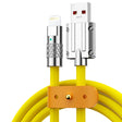 Mech Series 6A 120W USB to 8 Pin Metal Plug Silicone Fast Charging Data Cable, Length: 1.8m(Yellow) - free shipping - PMC TechLife - Order now!