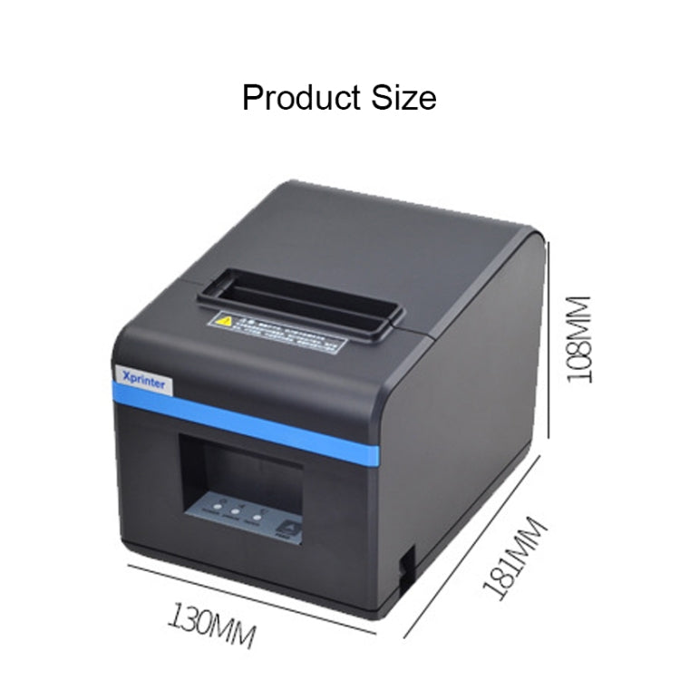 Xprinter XP-N160II USB Port Thermal Automatic Calibration Barcode Printer - free shipping - PMC TechLife - Order now!
