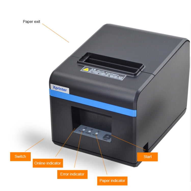 Xprinter XP-N160II USB Port Thermal Automatic Calibration Barcode Printer - free shipping - PMC TechLife - Order now!