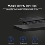 Lenovo LX0801 Type-C / USB-C Network Cable Interface Converter Docking Station