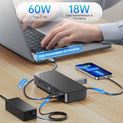 ORICO DKA20-BK-BP 10Gbps 20 in 1 Type-C 3.0 HUB Docking Station(EU Plug)