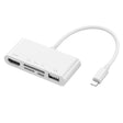 75215 5 in 1 8 Pin to HDMI + SD Card Slot + TF Card Slot + USB + 8 Pin Charging Port HD Video Converter - Converter & Adapter by PMC TechLife | Online Shopping South Africa | PMC TechLife | Buy Now Pay Later Mobicred