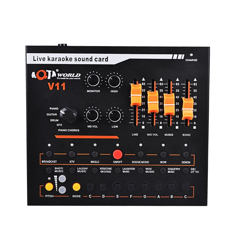 V11 Live Broadcasting Equipment Webcast Entertainment Streamer Music Synthesizer Tuning Sound Card - Microphone by PMC TechLife | Online Shopping South Africa | PMC TechLife | Buy Now Pay Later Mobicred