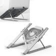 Portable Adjustable Laptop Stand Desktop Lifting Height Increase Rack Folding Heat Dissipation Holder, Style: Fan - Laptop Stand by PMC TechLife | Online Shopping South Africa | PMC TechLife | Buy Now Pay Later Mobicred