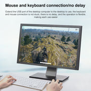 USB-C / Type-C to 4 USB 3.0 Ports Aluminum Alloy HUB with Switch (Grey)