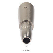 10 PCS LZ1164-1 6.35mm XRL Female to Male Audio Adapter