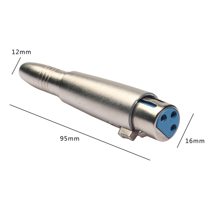 10 PCS LZ1163-1 6.35mm XRL Female to Female Audio Adapter - free shipping - PMC Jewellery - Order now!