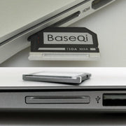 BASEQI Hidden Aluminum Alloy High Speed SD Card Case for Dell XPS 15.6 inch (9560 / 9570) Laptop