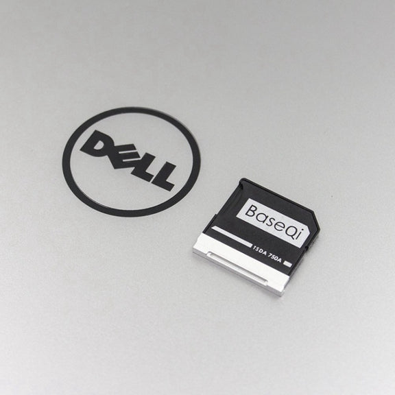 BASEQI Hidden Aluminum Alloy High Speed SD Card Case for Dell XPS 15.6 inch (9550) Laptop