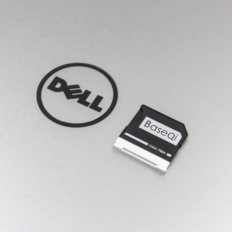 BASEQI Hidden Aluminum Alloy High Speed SD Card Case for Dell XPS 15.6 inch (9550) Laptop