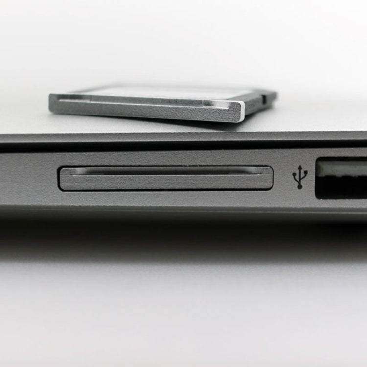 BASEQI 503ASV Hidden Aluminum Alloy SD Card Case for Macbook Pro Retina 15 inch (Mid-2012 to Early 2013) Laptops