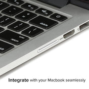BASEQI 503ASV Hidden Aluminum Alloy SD Card Case for Macbook Pro Retina 15 inch (Mid-2012 to Early 2013) Laptops