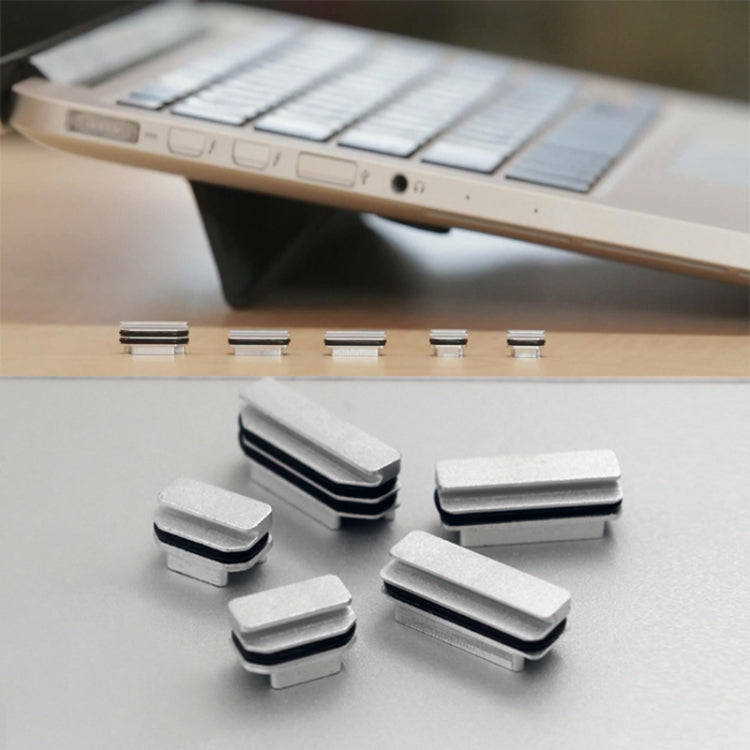 BASEQI iHUT-100 Hidden Aluminum Alloy Anti Dust Plug for Macbook Pro Retina 13.3 / 15 inch Laptops - Others Accessories by PMC Jewellery | Online Shopping South Africa | PMC Jewellery | Buy Now Pay Later Mobicred