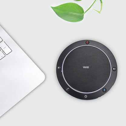 YANS YS-M61Y Video Conference Bluetooth Omnidirectional Microphone(Black) - free shipping - PMC Jewellery - Order now!