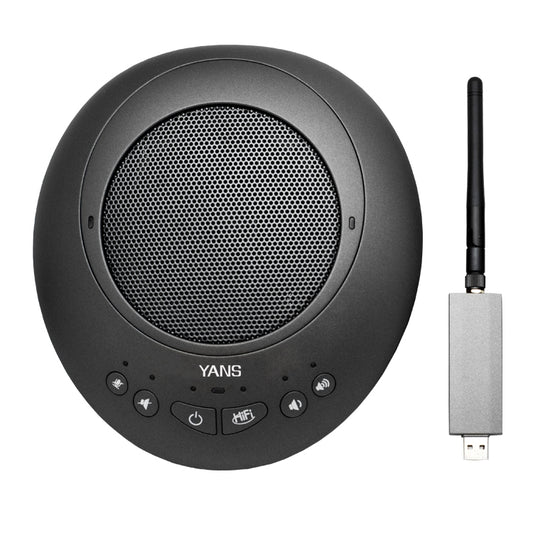 YANS YS-M31 2.4G Video Conference Wireless Omnidirectional Microphone(Black) - free shipping - PMC Jewellery - Order now!