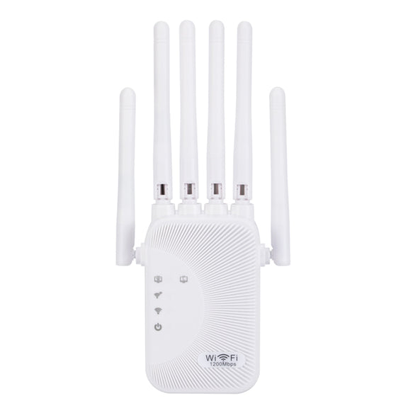 SM-011 Six-antenna 1200M Repeater WiFi Wireless Router (US Plug)