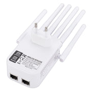 SM-011 Six-antenna 1200M Repeater WiFi Wireless Router (EU Plug)