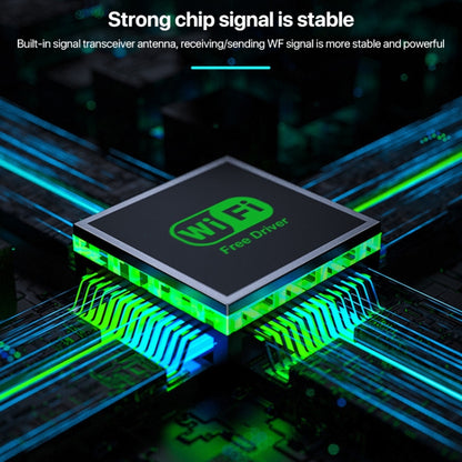 1300Mbps 5G Wireless Network Card Gigabit Dual Band Driver-free USB WiFi Receiver - USB Network Adapter by PMC Jewellery | Online Shopping South Africa | PMC Jewellery | Buy Now Pay Later Mobicred