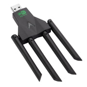 1300Mbps 5G Wireless Network Card Gigabit Dual Band Driver-free USB WiFi Receiver