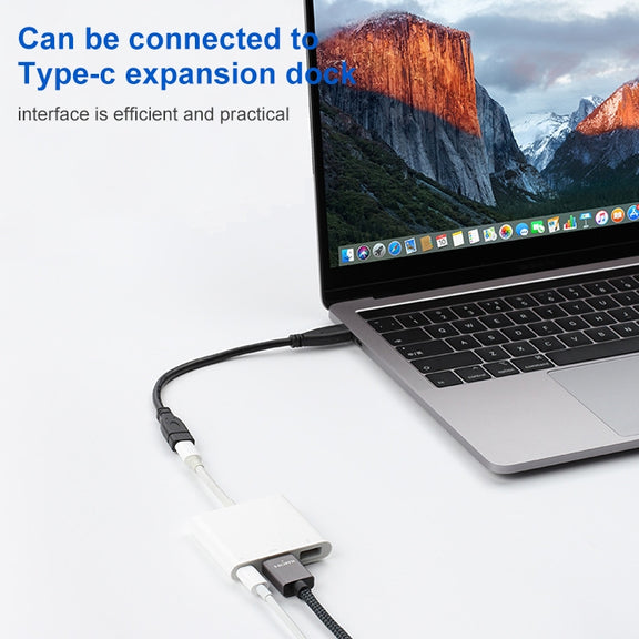 USB 3.1 Type-C / USB-C Male to Type-C / USB-C Female Gen2 Adapter Cable, Length: 50cm