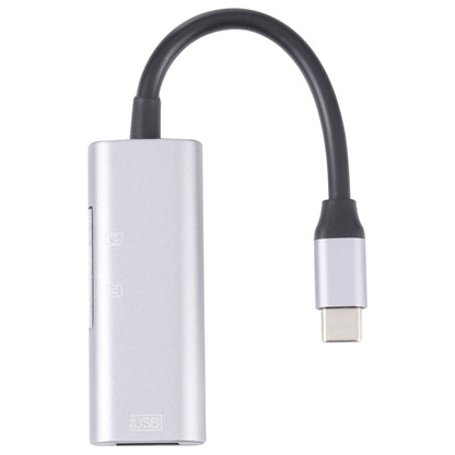 NK-3040 3 in 1 USB-C / Type-C Male to USB Female + SD / TF Card Slots Adapter SD / TF Card Reader - Card Reader by PMC Jewellery | Online Shopping South Africa | PMC Jewellery | Buy Now Pay Later Mobicred