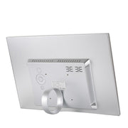 15-inch Digital Photo Frame Electronic Photo Frame Ultra-narrow Side Support 1080P Wall-mounted Advertising Machine(Silver Grey)